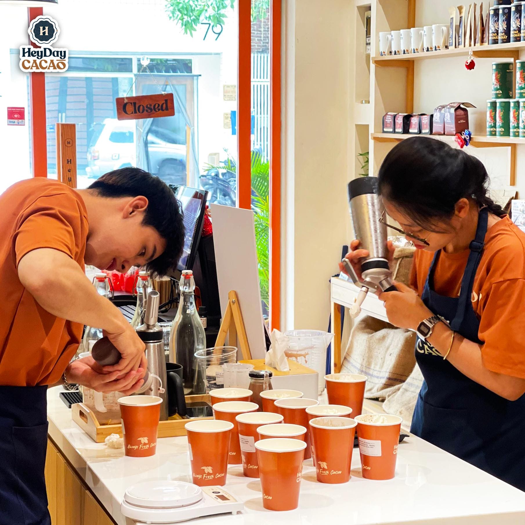 cách pha cacao sữa ngon cho barista mới